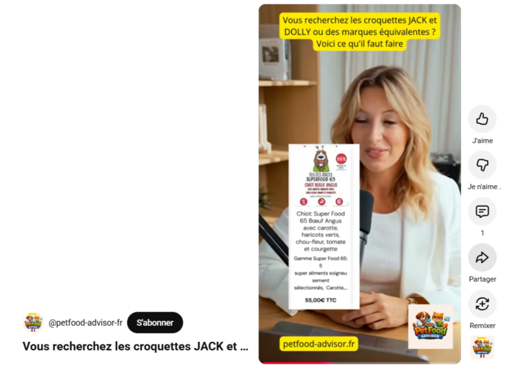 Croquettes JACK et DOLLY