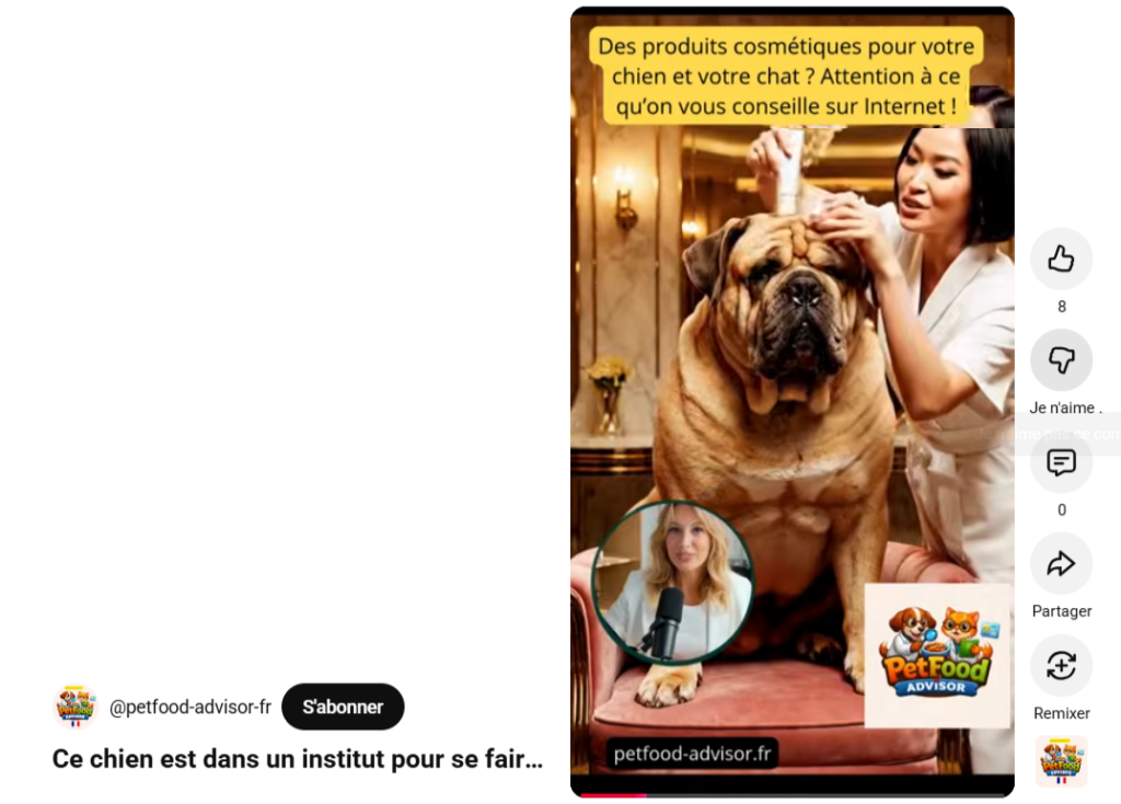 Ce chien est maquillé comme un humain… mais le vrai problème est ailleurs