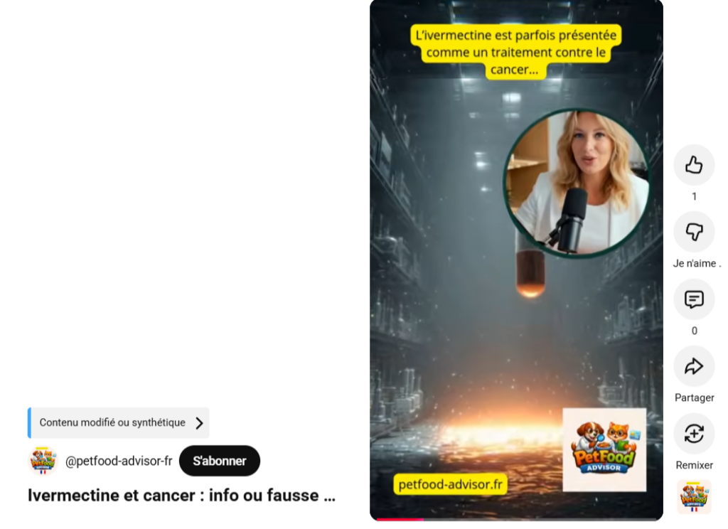 Ivermectine et cancer : info sérieuse ou fausse piste ?