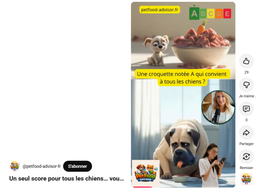 Un seul score pour tous les chiens : vraiment crédible ? Petfood-Score ABCDE