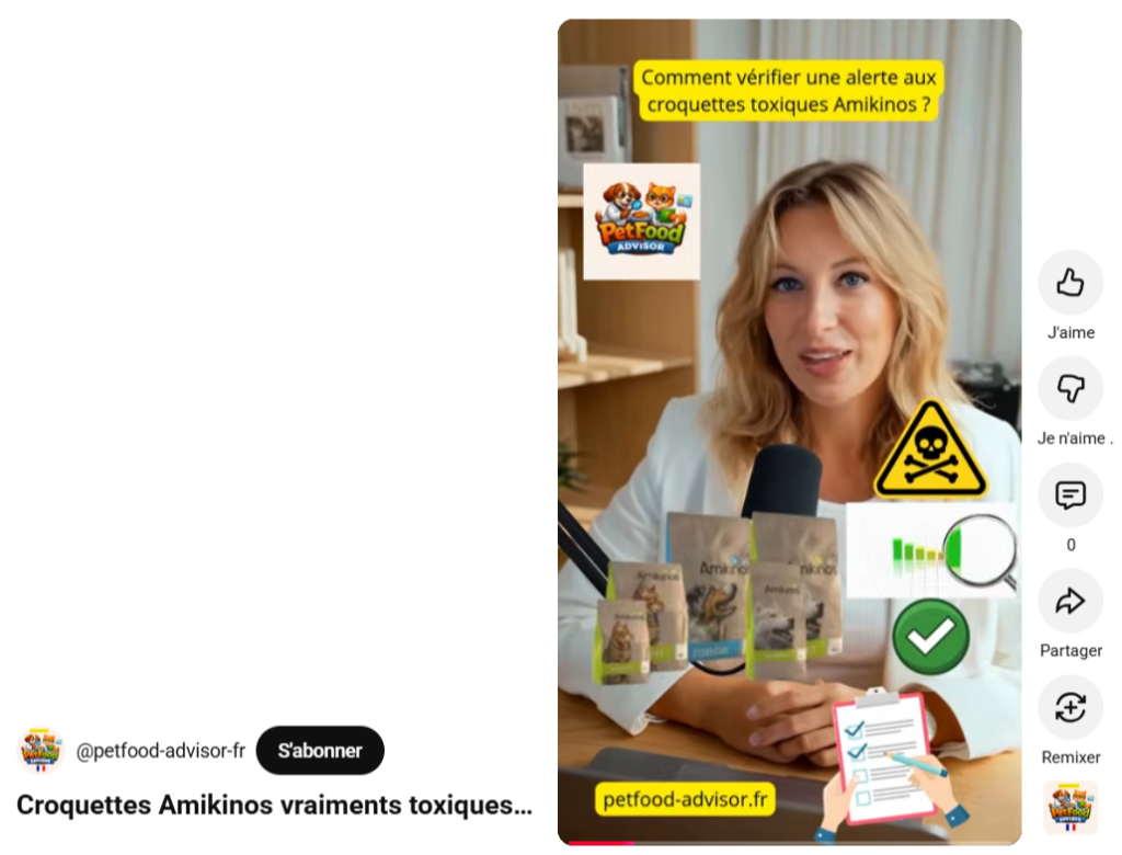 Croquettes Amikinos toxiques ? Vérifiez avant de croire