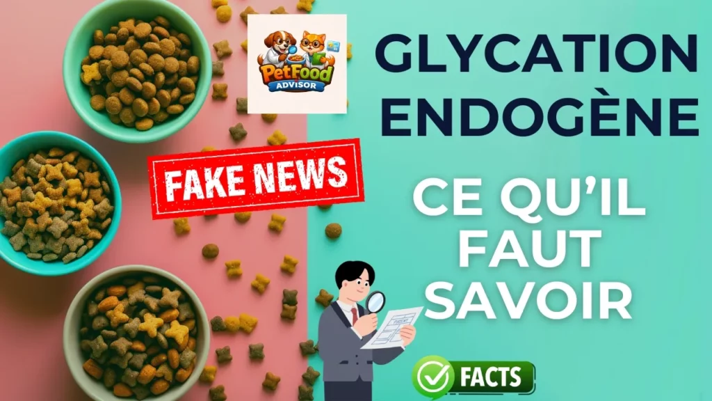 Glycation endogène et croquettes : quand l’IA sert à manipuler