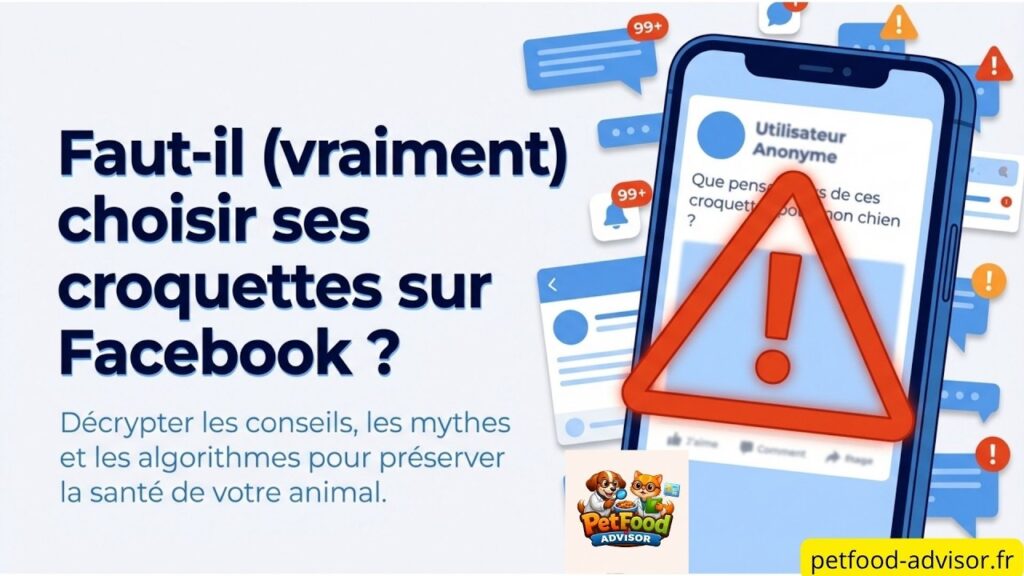 Nutrition animale sur Facebook : pourquoi ces conseils peuvent vous tromper