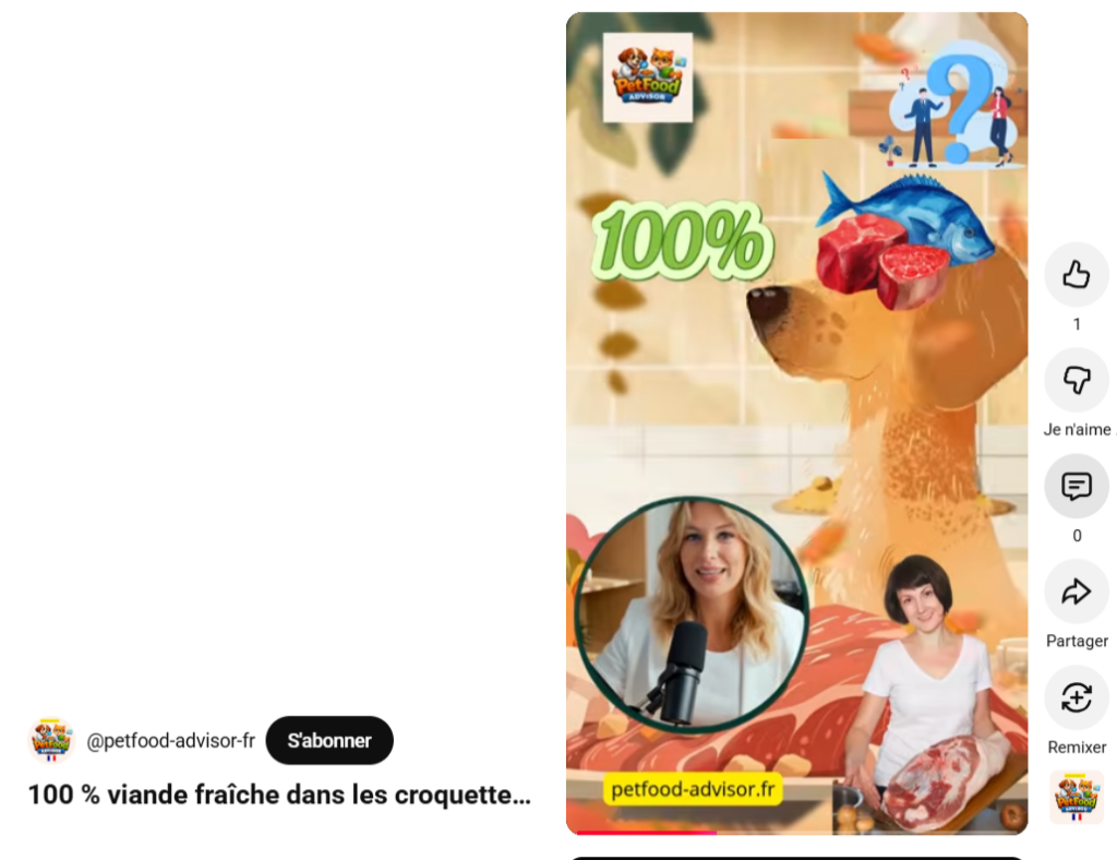 Vudéi sur la viande fraiche