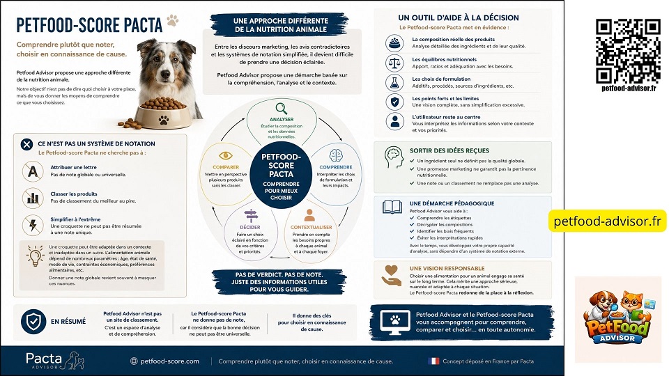 Le concept de Petfood-score