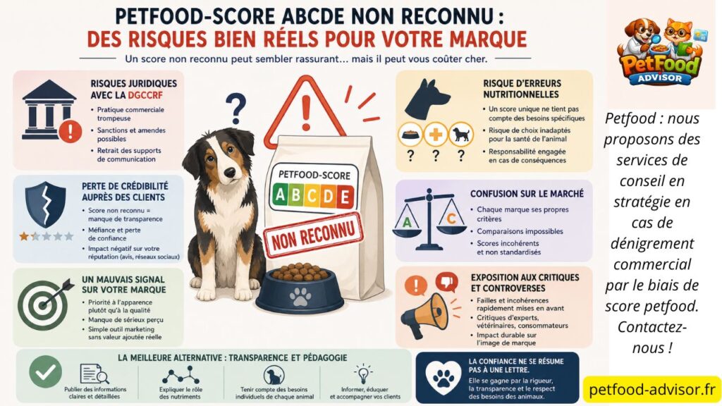 Dénigrement-commercial-petfood-score-abcde