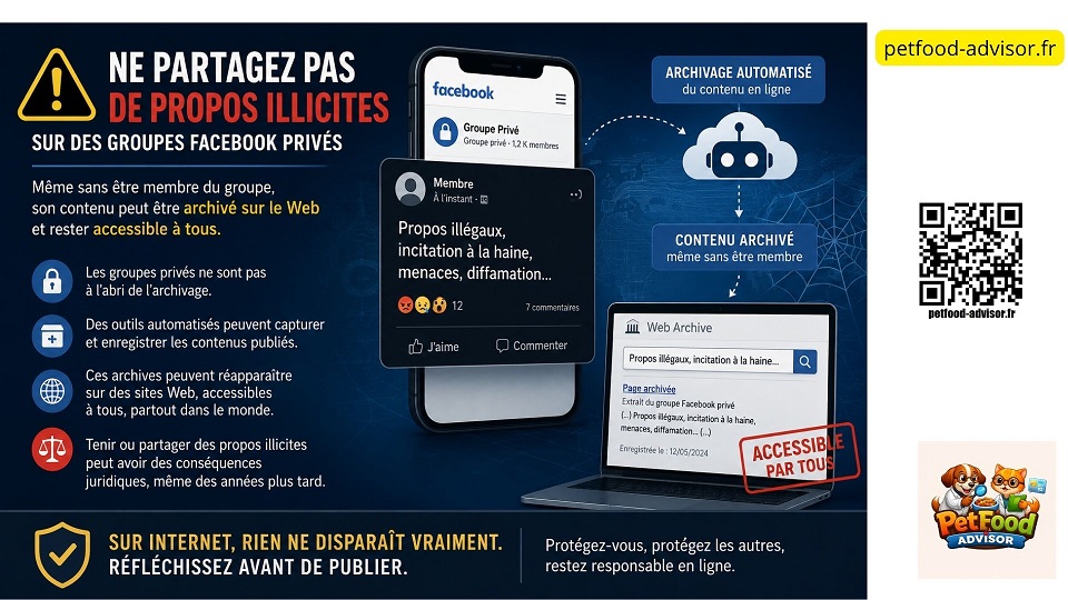 Partage de propos illicites sur Facebook